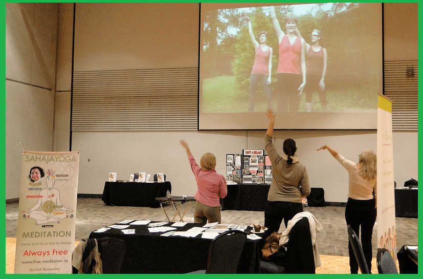 Paula, Brenda and Isabelle - dancercizing by the end of the Conference