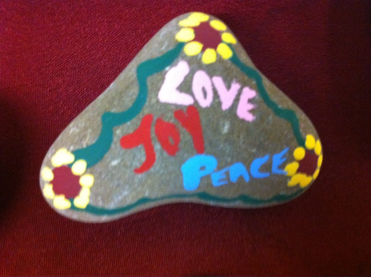 Debbie's Creative Heart - her gift & part of her presentation about Heart Chakra