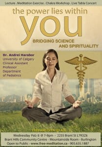 Read more about the article (video!) dr. Andrei’s PRESENTATION in Burlington: Science & Meditation