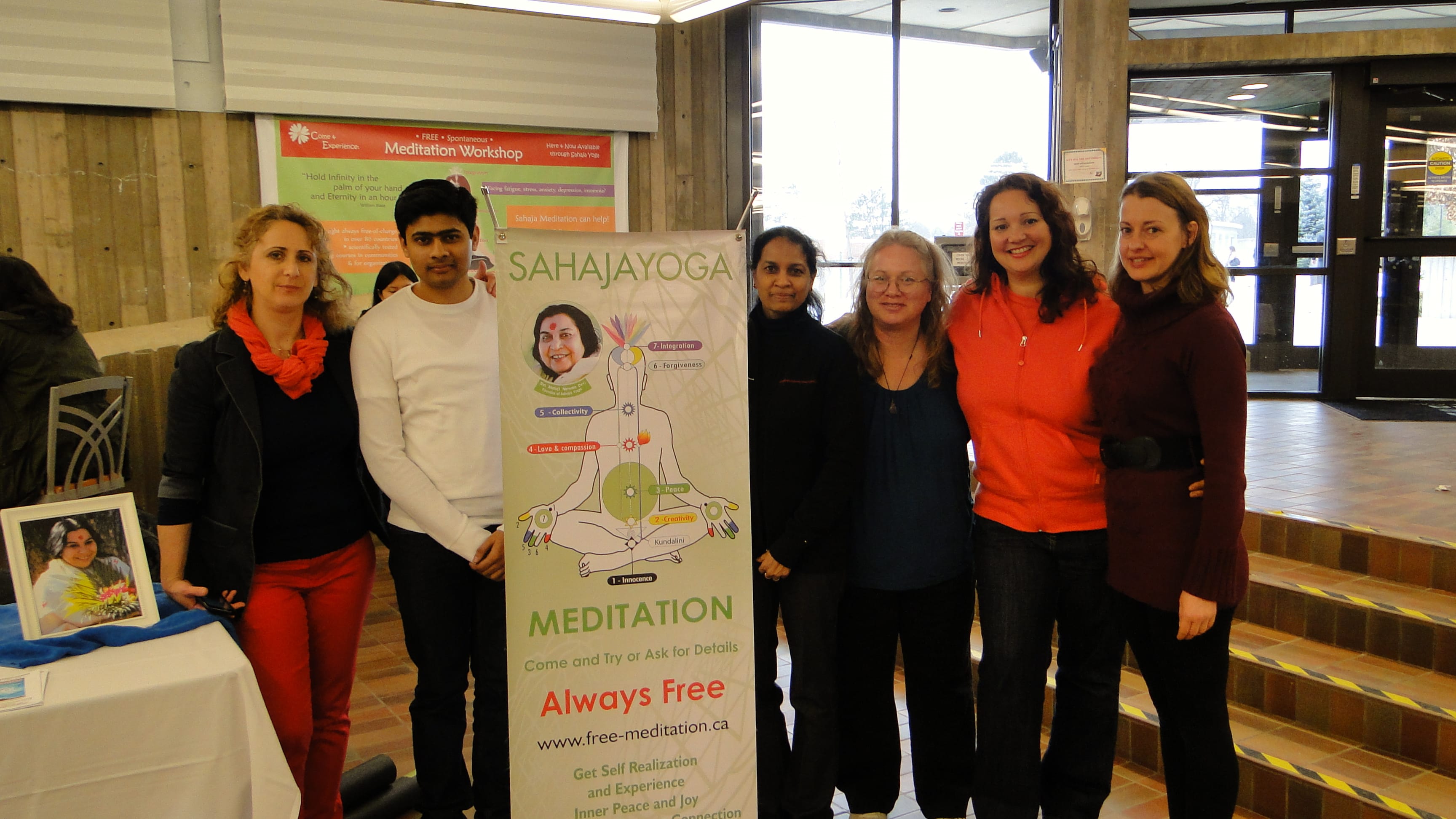 Read more about the article Sahaja Yoga Meditation @ Niagara College’s Wellness Fair on Valentine’s Day – A Dream coming True, PHOTOS & Experiences