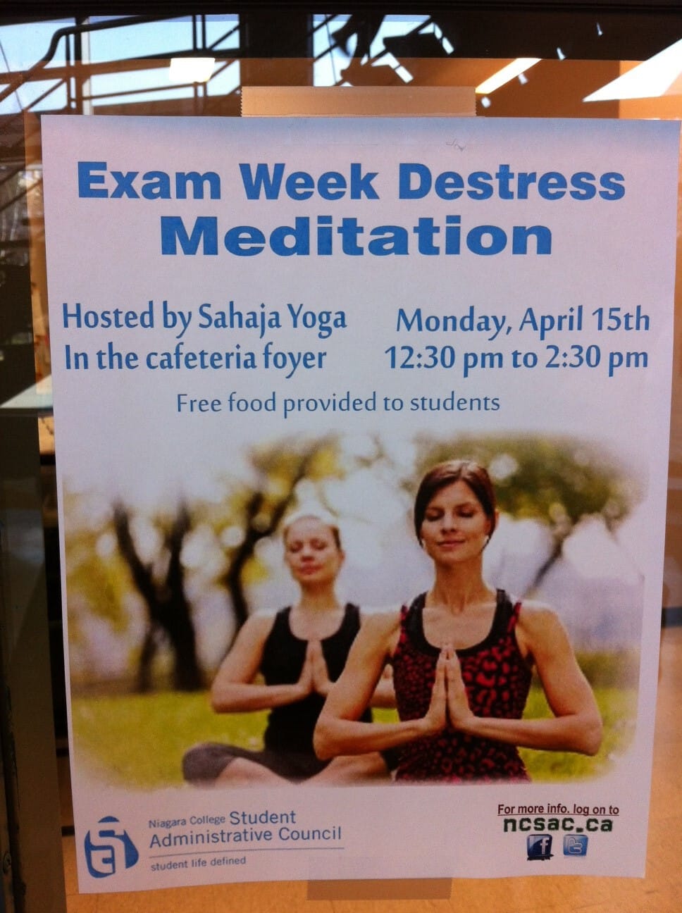 Sahaja Yoga Meditation at Niagara College 2013-2