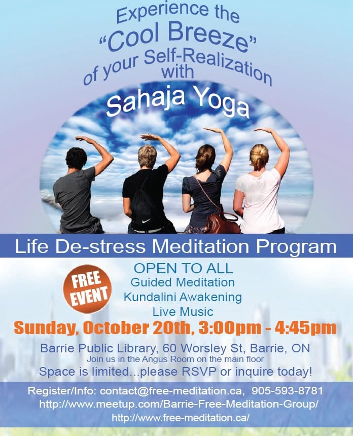 Brenda Sahaja Yoga Meditation Poster -jpg