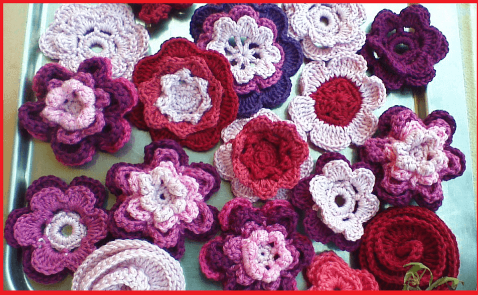 Crochet Flowers-  Miranda
