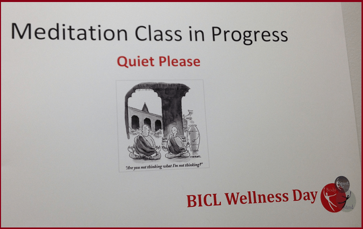 Sign at BICL Event