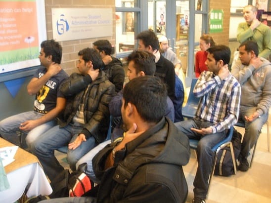 Students -Sahaja Yoga meditation