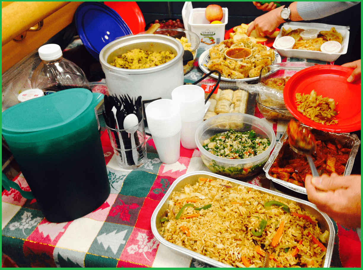 Potluck @Oakville Sahaja Yoga Class - Christmas celebration