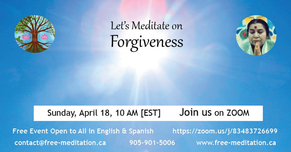 Read more about the article On Sunday let’s Meditate on Forgiveness