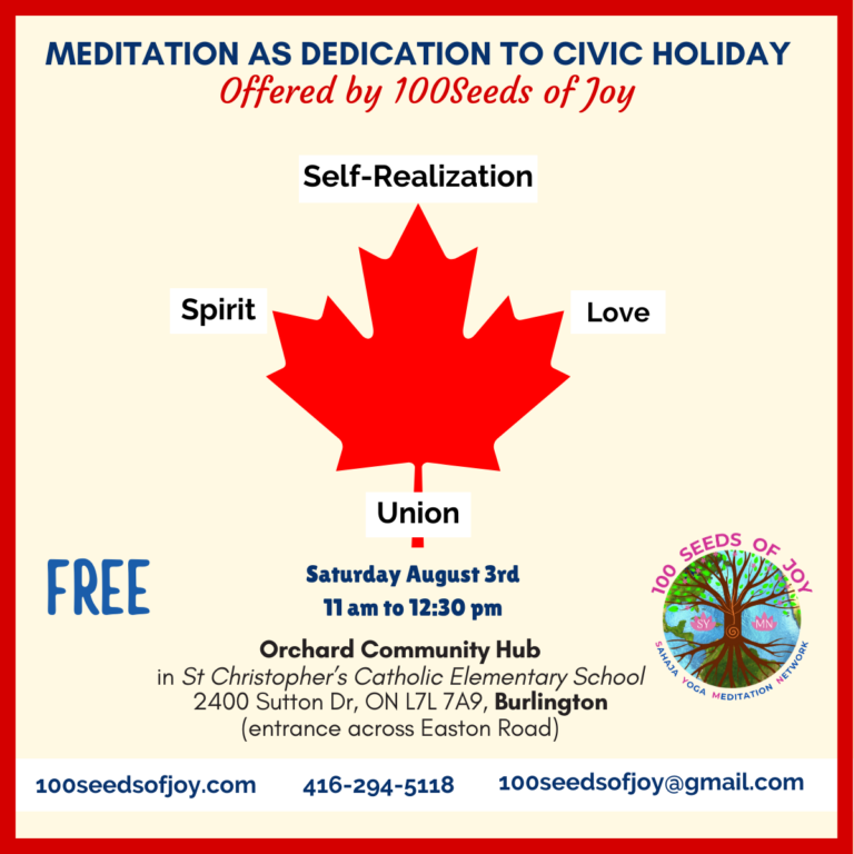 Read more about the article A Collection of Appreciations from MP Karina Gould & Canadian Government for Sahaja Yoga Meditation Team’s Continuous Community Engagement in Burlington